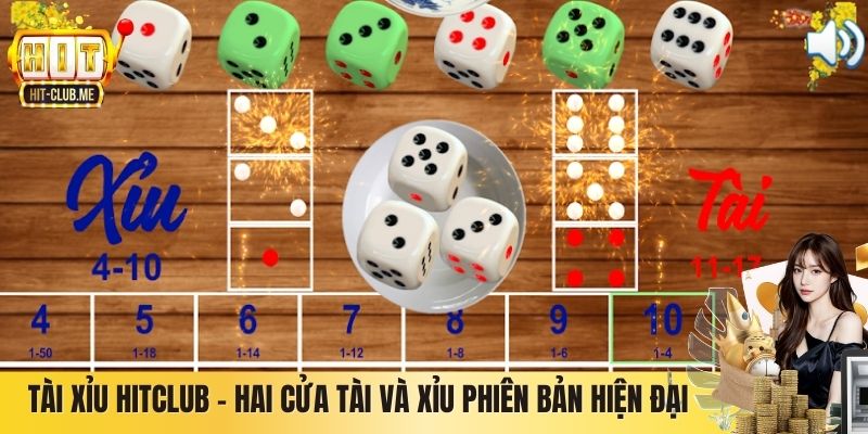 Tài Xỉu Hitclub – Hai Cửa Tài Và Xỉu Phiên Bản Hiện Đại